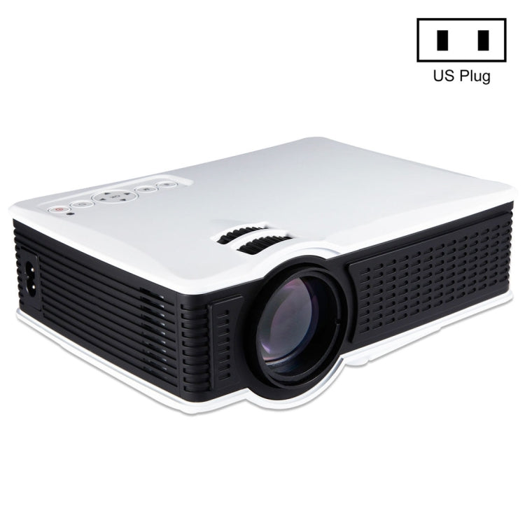 LY-40 1800 Lumens 1280 x 800 Home Theater LED Projector with Remote Control, US Plug
