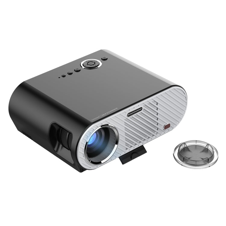 GP90 350LM 1280*800 HD LED Projector HD Home Theater with Remote Controller, Support HDMI, VGA, AV, USB Interfaces(Black)