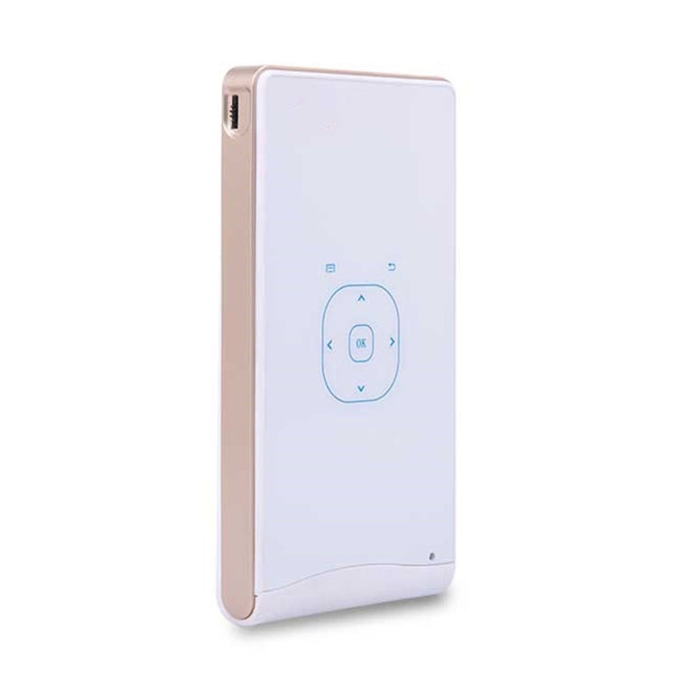 DLP100W Mini Android 4.4 60 Ansi Lumins 1080P Quad-core DLP Pico Projector ,Support WiFi / Bluetooth / HDMI / USB / TF / Miracast / Airplay