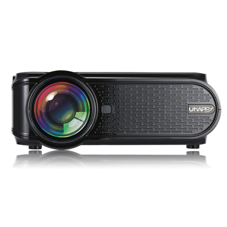 Uhappy U90 2200LM 800*480 Home Theater LED Projector with Remote Control , Support USB + VGA + SD + HDMI + AV + TV