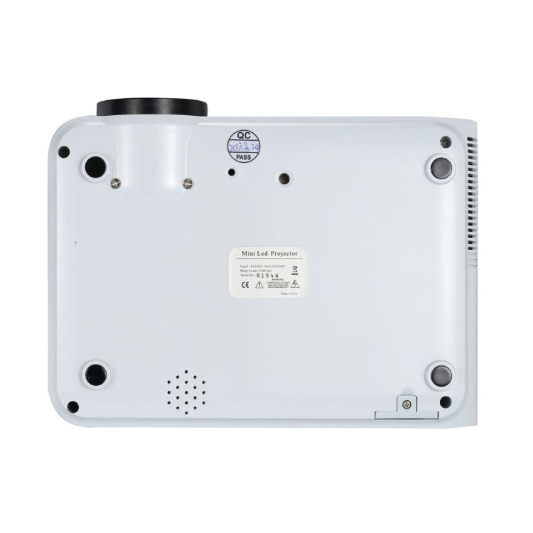 Uhappy U90 2200LM 800*480 Home Theater LED Projector with Remote Control , Support USB + VGA + SD + HDMI + AV + TV