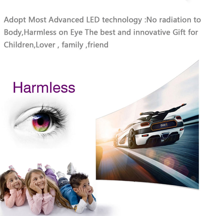 Uhappy U90 2200LM 800*480 Home Theater LED Projector with Remote Control , Support USB + VGA + SD + HDMI + AV + TV