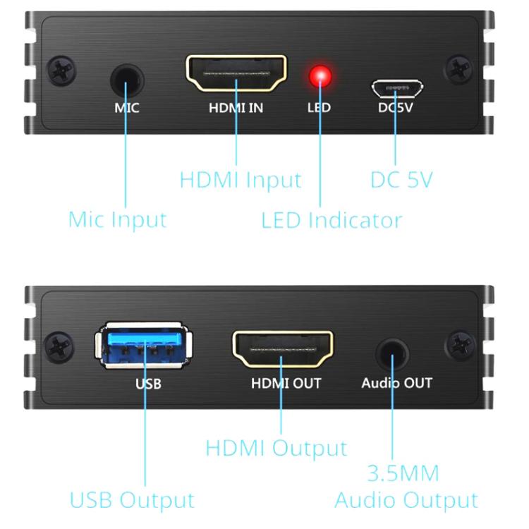 NK-S300 USB 3.0 HDMI 4K HD Video Capture Card Device