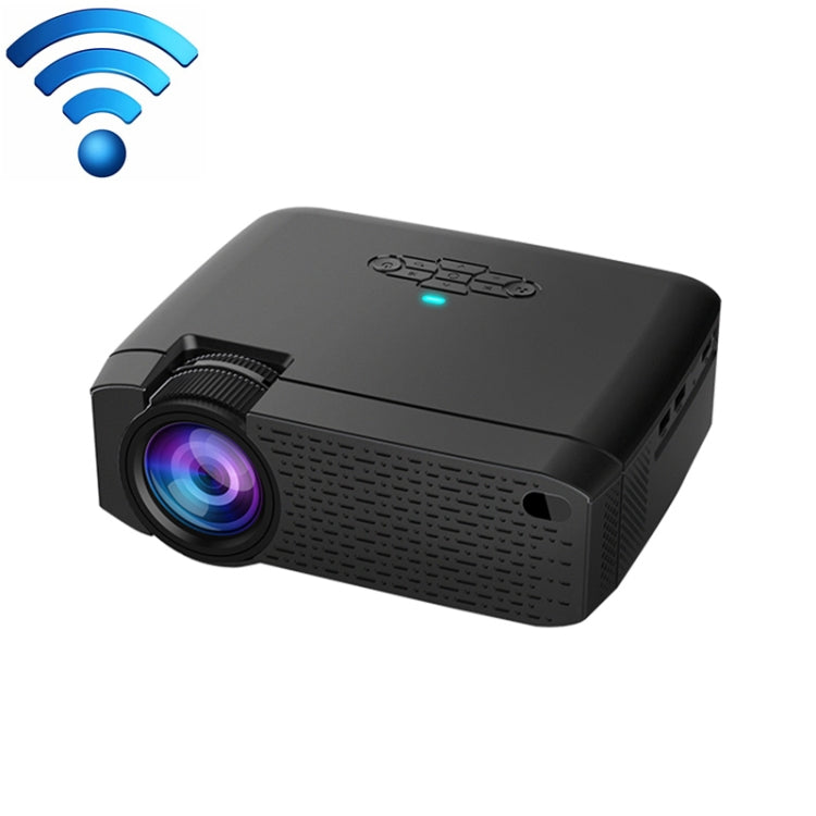D40W 1600 Lumens Portable Home Theater LED HD Digital Projector, Mirroring Version