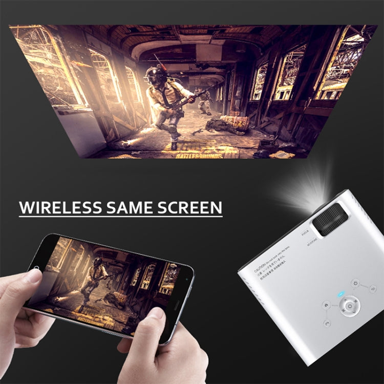 E450H 1280x720P 120 ANSI Lumens Portable Home Theater LED HD Digital Projector, Basic Version