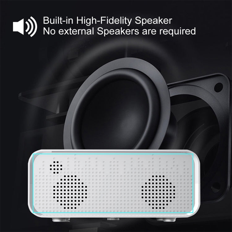 E450H 1280x720P 120 ANSI Lumens Portable Home Theater LED HD Digital Projector, Basic Version