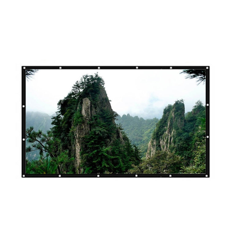 PVC Micro Projector Enclosure Perforation Curtain 72 Inches (16:9) Projected Area: 159x90cm