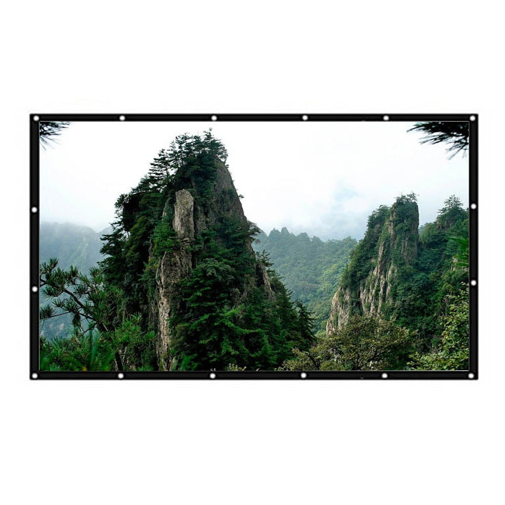 PVC Micro Projector Enclosure Perforation Curtain 84 Inches (16:9) Projected Area: 186x105cm
