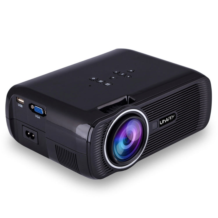 Uhappy U80 PRO 2200LM Android 4.4 Wireless Sync Display Home Theater LED WiFi Projector with Remote Control,1080P, RAM: 1GB, ROM: 8GB, Support HDMI + USB + TV + AV + VGA