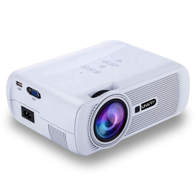 Uhappy U80 PRO 2200LM Android 4.4 Wireless Sync Display Home Theater LED WiFi Projector with Remote Control,1080P, RAM: 1GB, ROM: 8GB, Support HDMI + USB + TV + AV + VGA