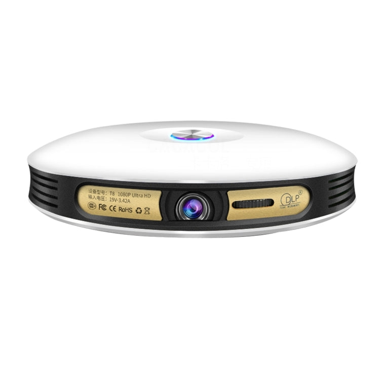 CACACOL ITC-DO8 220LM WiFi Smart 1280*800 DLP DMD LED Portable Projector with Remote Control,  Android 6.1 , MSD6A628 Quad Core, 2GB RAM, 16GB ROM, WiFi, BT, HDMI, without Tripod Holder