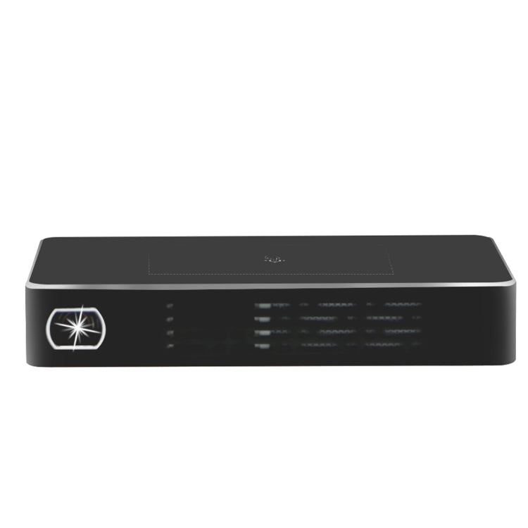 CACACOL ITC-D11 50LM WiFi Smart 854*480 (WVGA) DLP 0.3DMD+RGBLED Portable Projector with Remote Control,  Touch Panel, Android 7.1, RK3128, 1GB RAM, 16GB ROM, WiFi, BT, HDMI(Black)