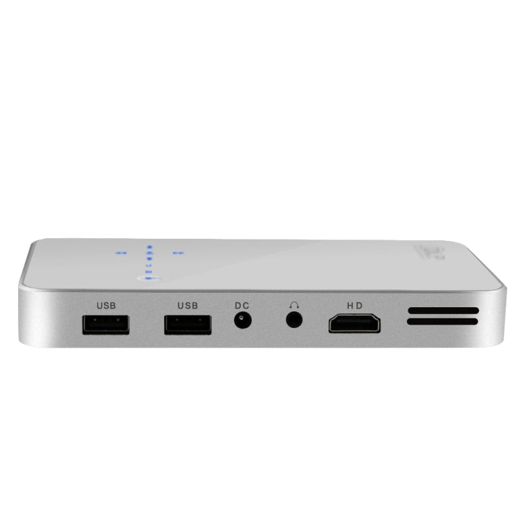 CACACOL ITC-DO5 50LM WiFi Smart 854*480 (WVGA) DLP 0.3DMD+RGBLED Portable Projector with Remote Control,  Touch Keys, Android 4.4, RK3128, 1GB RAM, 16GB ROM, WiFi, BT, HDMI (White)