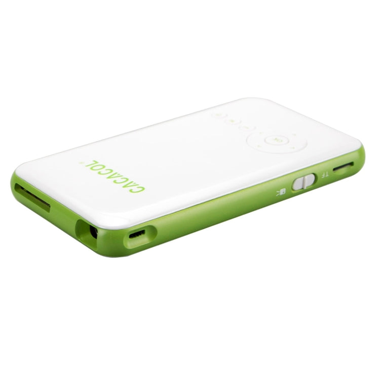 CACACOL ITC-DO2 50LM WiFi Smart 854*480 (WVGA) DLP 0.3DMD+RGBLED Portable Projector with Remote Control,  Android 4.4, RK3128, 1GB RAM, 16GB ROM, WiFi, BT, HDMI