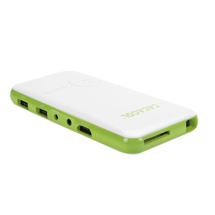 CACACOL ITC-DO2 50LM WiFi Smart 854*480 (WVGA) DLP 0.3DMD+RGBLED Portable Projector with Remote Control,  Android 4.4, RK3128, 1GB RAM, 16GB ROM, WiFi, BT, HDMI