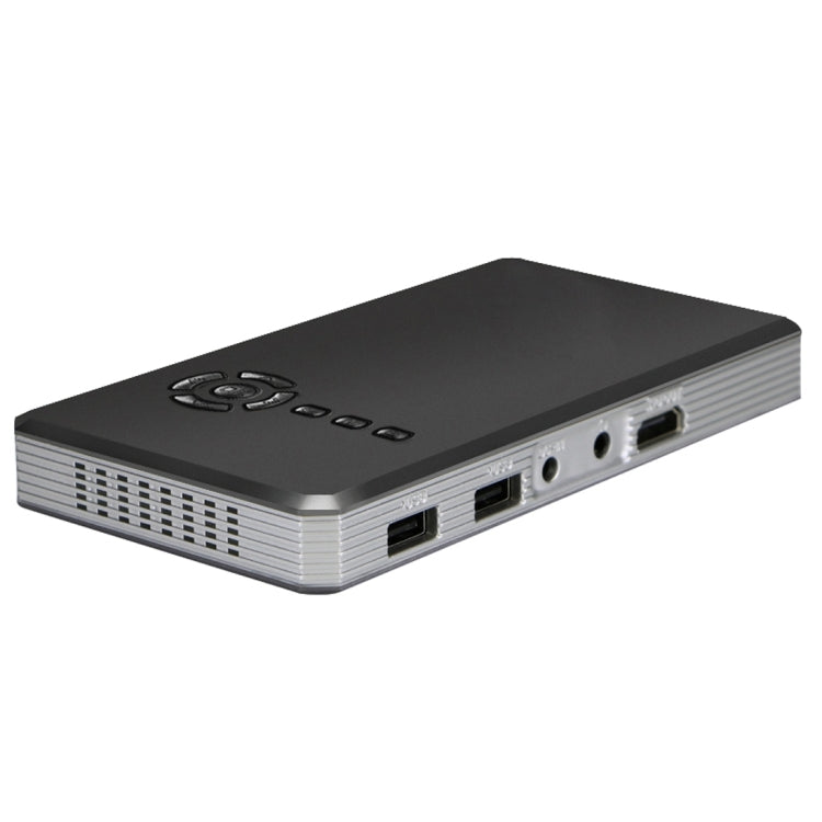 CACACOL ITC-DO2 Plus 50LM WiFi Smart 854*480 (WVGA) DLP 0.3DMD+RGBLED Portable Projector with Remote Control,  Android 4.4, RK3128, 1GB RAM, 16GB ROM, WiFi, BT, HDMI, without Tripod Holder