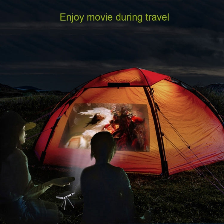 CACACOL ITC-DO2 Plus 50LM WiFi Smart 854*480 (WVGA) DLP 0.3DMD+RGBLED Portable Projector with Remote Control,  Android 4.4, RK3128, 1GB RAM, 16GB ROM, WiFi, BT, HDMI, without Tripod Holder