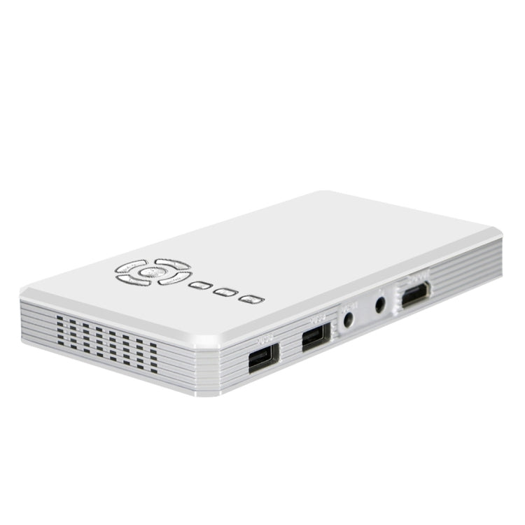 CACACOL ITC-DO2 Plus 50LM WiFi Smart 854*480 (WVGA) DLP 0.3DMD+RGBLED Portable Projector with Remote Control,  Android 4.4, RK3128, 1GB RAM, 16GB ROM, WiFi, BT, HDMI, without Tripod Holder