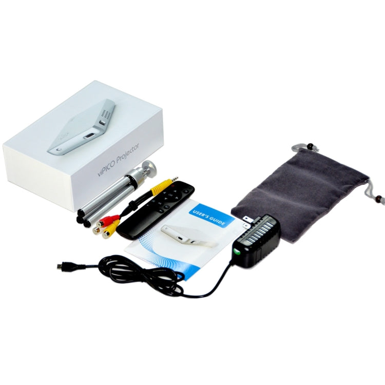Vivibright GP1SUP Mini 854x480 Android 4.4.4 DLP Pico Projector, 200Lux, Amlogic S805 Quad Core up to 1.5GHz, Support WiFi / Bluetooth / HDMI / USB / MHL / AV / EZCast / Miracast / Airplay