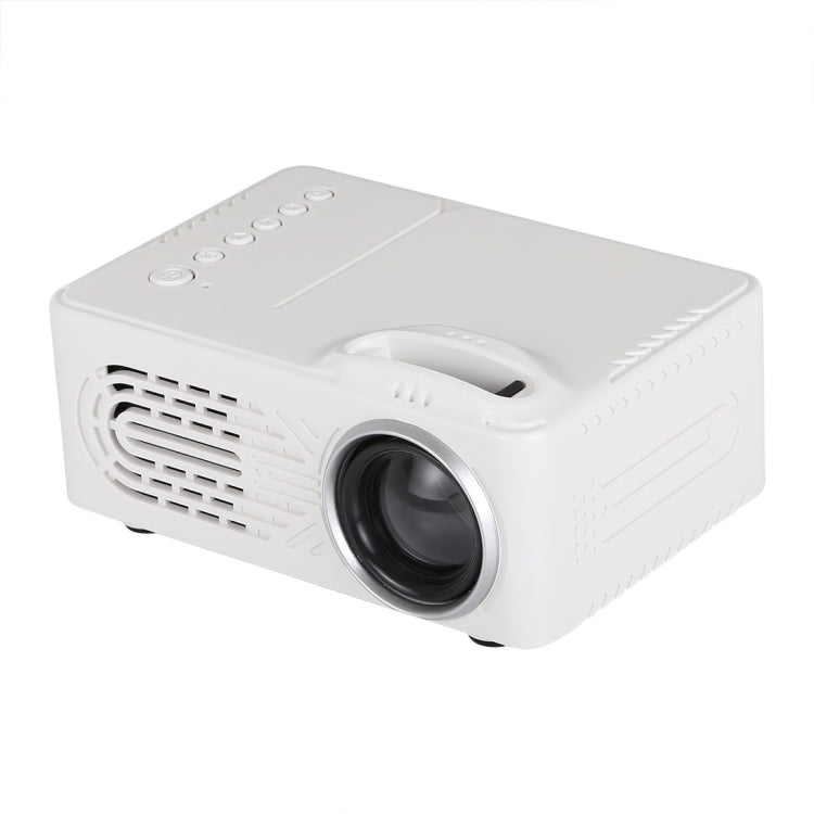 RD814 600 Lumens 320x240 Home Theater LED Projector with Remote Control, Support AV & USB & TF