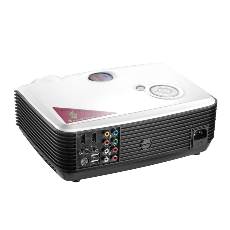 PH5 Mini Projector 2500 Lumens LED 800x600 SVGA Multimedia Video Projector, Projecting Distance: 2-5m