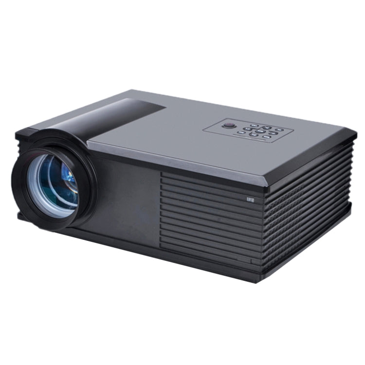 PH580 Mini Projector 3200 Lumens LED 1280x800 SVGA Multimedia Video Projector, Projecting Distance: 2-5m (Black)