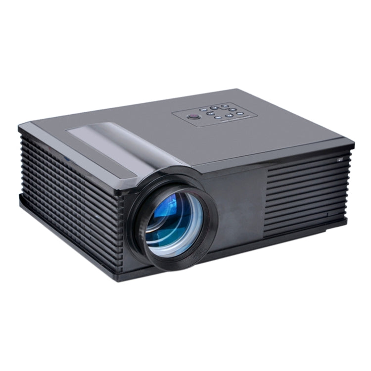PH580 Mini Projector 3200 Lumens LED 1280x800 SVGA Multimedia Video Projector, Projecting Distance: 2-5m (Black)