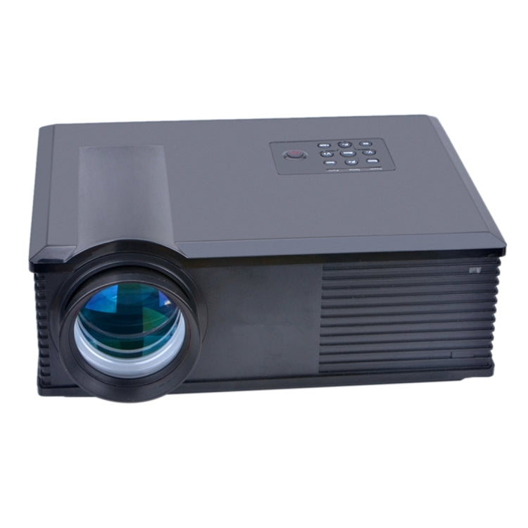 PH580 Mini Projector 3200 Lumens LED 1280x800 SVGA Multimedia Video Projector, Projecting Distance: 2-5m (Black)