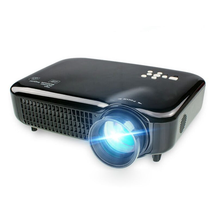 VS-627 Mini Projector 3500ANSI LM LED 1280x800 GA Multimedia Video Projector, Support HDMI / USB / VGA / AV / TV Interfaces, Projecting Distance: 1.2-6.2m(Black)