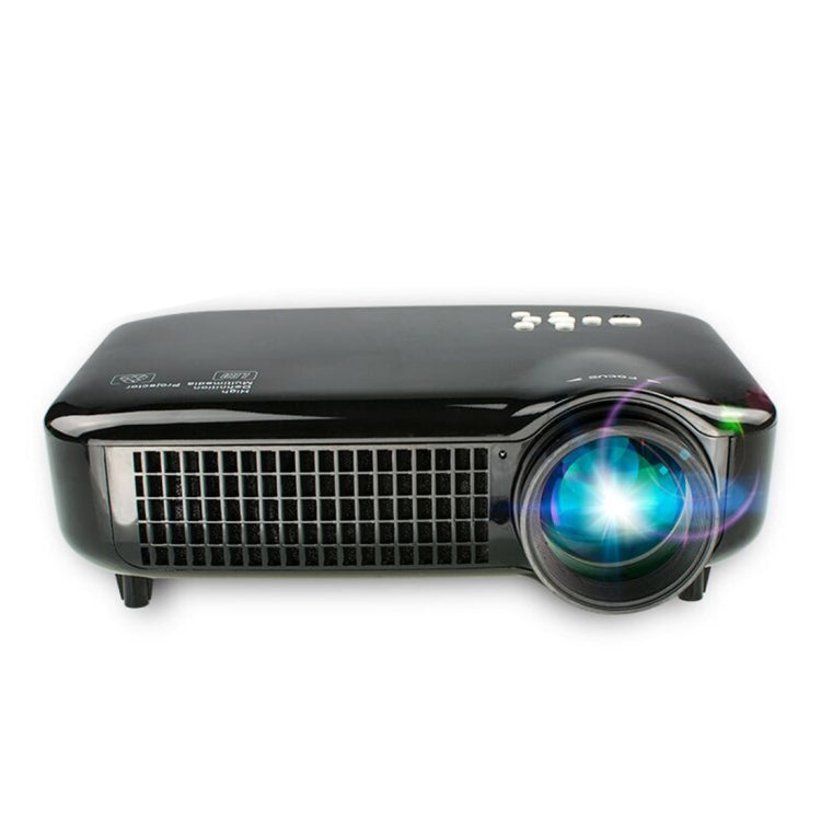 VS-627 Mini Projector 3500ANSI LM LED 1280x800 GA Multimedia Video Projector, Support HDMI / USB / VGA / AV / TV Interfaces, Projecting Distance: 1.2-6.2m(Black)