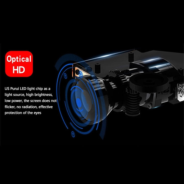 VS-627 Mini Projector 3500ANSI LM LED 1280x800 GA Multimedia Video Projector, Support HDMI / USB / VGA / AV / TV Interfaces, Projecting Distance: 1.2-6.2m(Black)