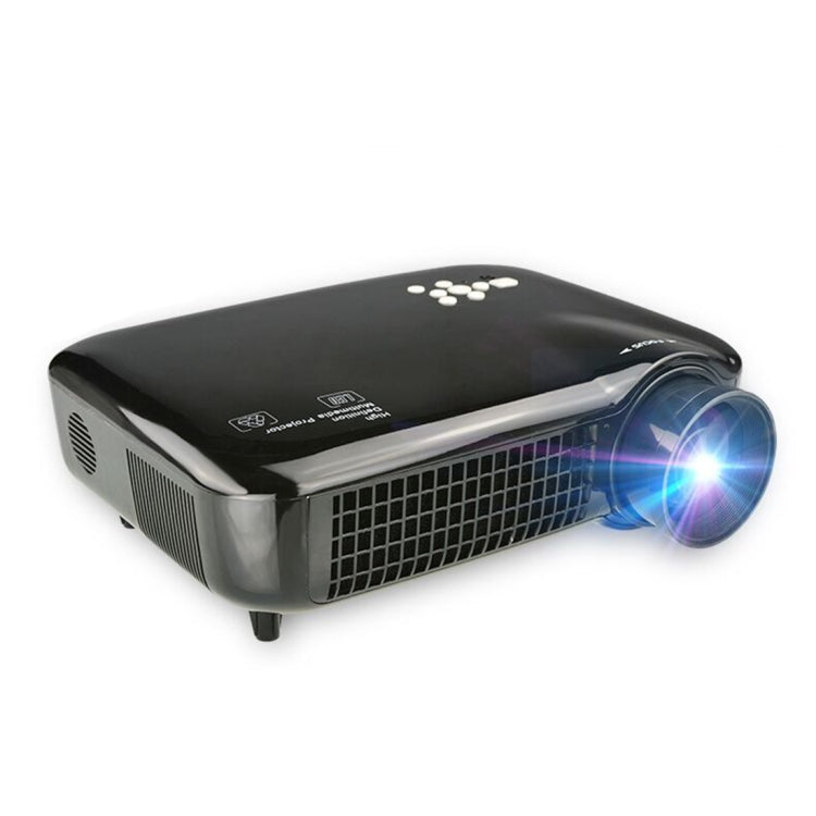 VS-627 Mini Projector 3500ANSI LM LED 1280x800 GA Multimedia Video Projector, Support HDMI / USB / VGA / AV / TV Interfaces, Projecting Distance: 1.2-6.2m(Black)