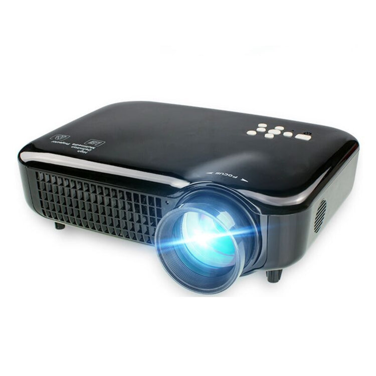 VS-627 Mini Projector 3500ANSI LM LED 1280x800 GA Multimedia Video Projector, Support HDMI / USB / VGA / AV / TV Interfaces, Projecting Distance: 1.2-6.2m(Black)