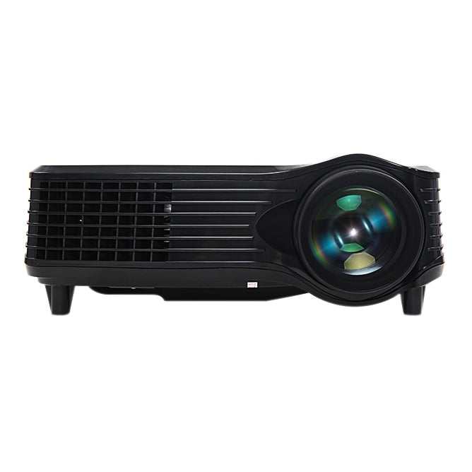 VS-508 Mini Projector 2000ANSI LM LED 800x480 VGA Multimedia Video Projector, Support VGA / HDMI / USB /TV Interfaces, Projecting Distance: 1-5m(Black)