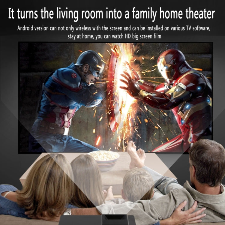 VS319 1500ANSI LM Smart WVGA 800x480 Portable Projector, Android 4.4, Quad-Core, 1GB DDR3, 8GB NAND FLASH, Support WiFi