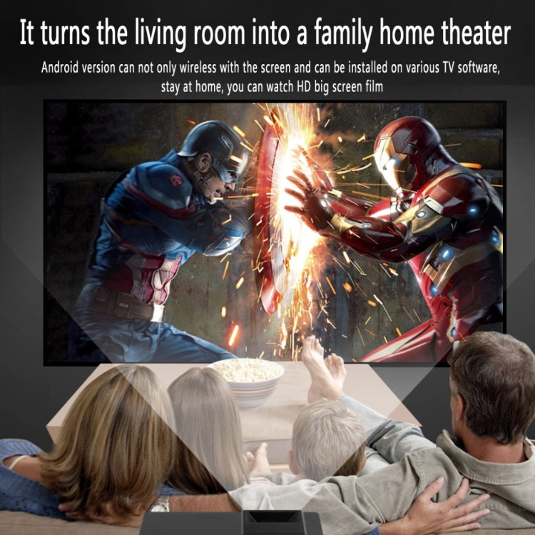 VS319 1500ANSI LM Smart WVGA 800x480 Portable Projector, Android 4.4, Quad-Core, 1GB DDR3, 8GB NAND FLASH, Support WiFi