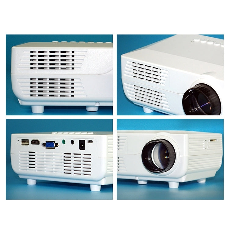 VS311 Mini Projector 150 Lumens LED 480x320 SVGA Multimedia Video Projector, Support HDMI / SD / USB / VGA / AV, Projecting Distance: 1-5m