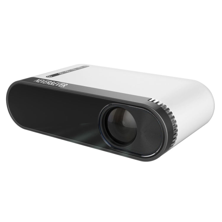 MG20 3D Home Theater LED High Brightness Mini Projector, Support 3D + AV + USB + TF + HDMI(White)