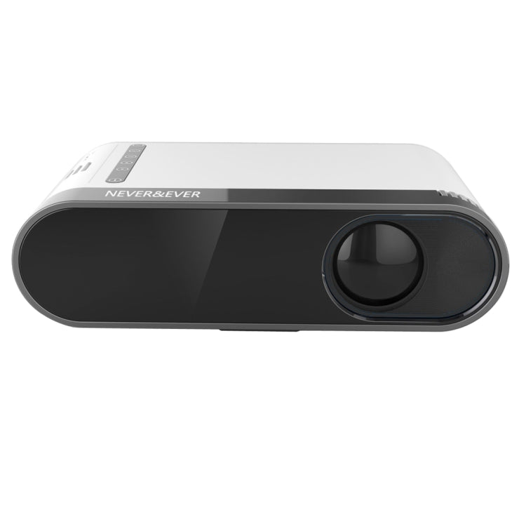 MG20 3D Home Theater LED High Brightness Mini Projector, Support 3D + AV + USB + TF + HDMI(White)