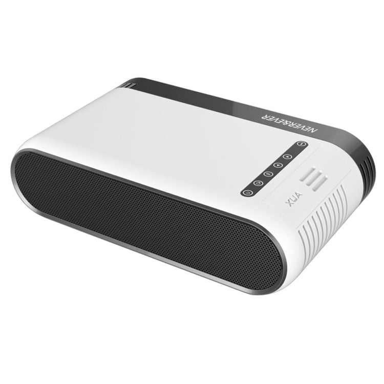 MG20 3D Home Theater LED High Brightness Mini Projector, Support 3D + AV + USB + TF + HDMI(White)