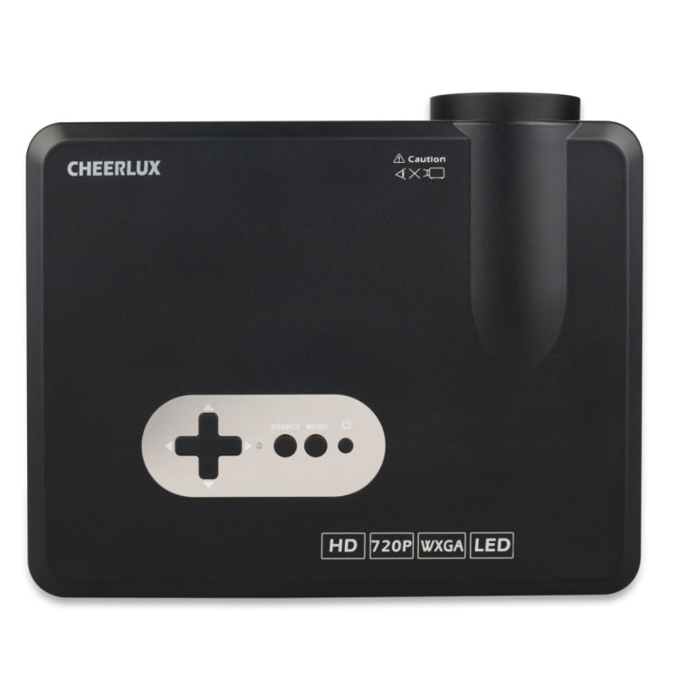 CL720 3000LM 1280x800 Home Theater LED Projector with Remote Controller, Support HDMI, VGA, YPbPr, Video, Audio, TV, USB Interfaces