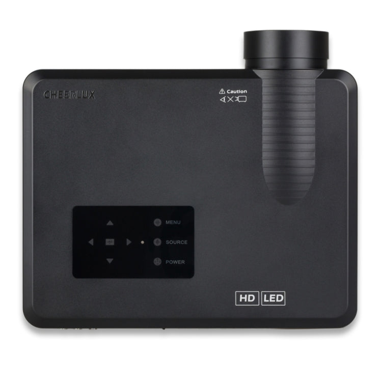 CL740 3000LM 800x480 Home Theater LED Projector with Remote Controller, Support HDMI, VGA, YPbPr, Video, Audio, TV, USB Interfaces