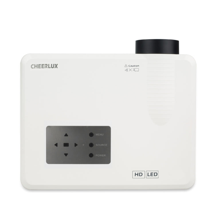 CL740 3000LM 800x480 Home Theater LED Projector with Remote Controller, Support HDMI, VGA, YPbPr, Video, Audio, TV, USB Interfaces