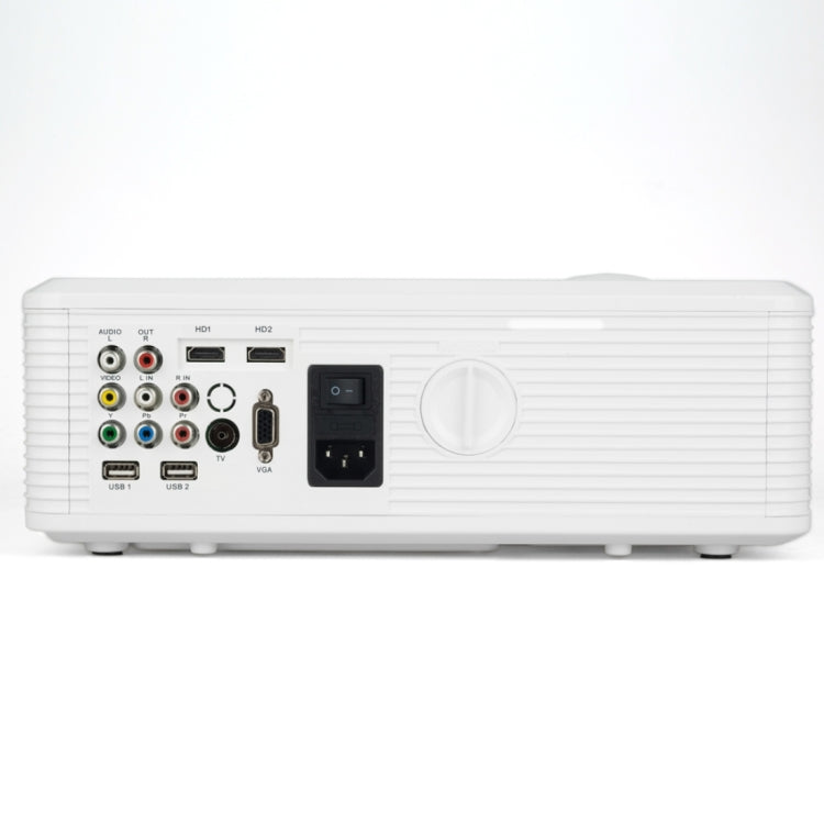 CL740 3000LM 800x480 Home Theater LED Projector with Remote Controller, Support HDMI, VGA, YPbPr, Video, Audio, TV, USB Interfaces