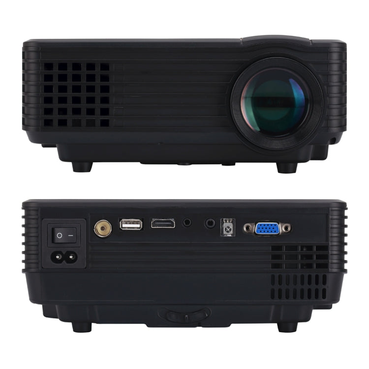 RD-805 Android WiFi LED Projector 800LM 800x480 Home Theater with Remote Controller, Support HDMI, VGA, AV, USB Interfaces