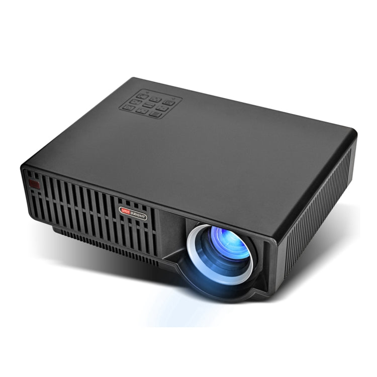 VIVIBRINGHT C90 3500LM 1280x800 Home Theater LED Projector with Remote Controller, Support HDMI, VGA, AV, USB Interfaces, EU / US / UK / AU Plug Optional(Black)