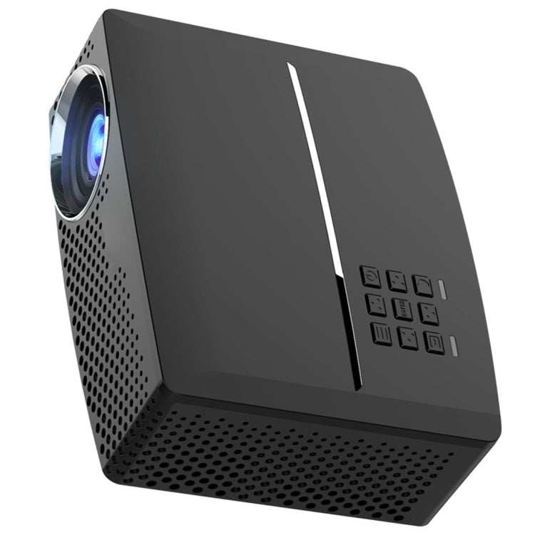 GP80UP Android WiFi LED Projector 1800LM 800x480 Home Theater with Remote Controller, Support HDMI, VGA, AV, USB Interfaces, EU / US / UK / AU Plug Optional(Black)