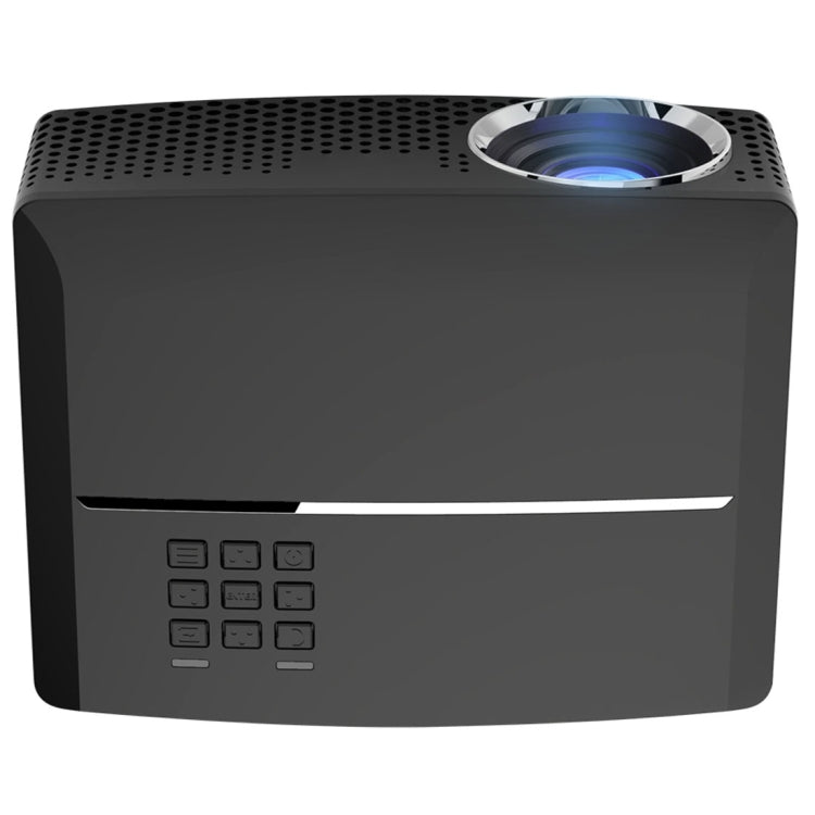 GP80UP Android WiFi LED Projector 1800LM 800x480 Home Theater with Remote Controller, Support HDMI, VGA, AV, USB Interfaces, EU / US / UK / AU Plug Optional(Black)