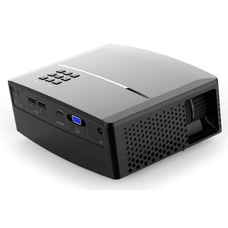 GP80UP Android WiFi LED Projector 1800LM 800x480 Home Theater with Remote Controller, Support HDMI, VGA, AV, USB Interfaces, EU / US / UK / AU Plug Optional(Black)