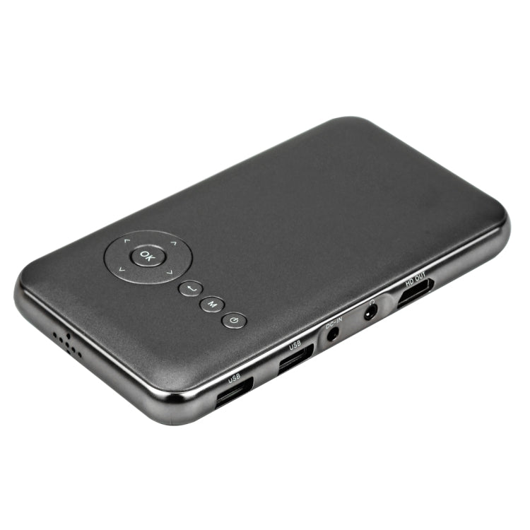 Wejoy DL-S6+ 1000 Lumens 854x480 Smart Mini Projector, RK3128 CPU, 1GB+32GB, Android 4.4, Bluetooth, WiFi, HDMI(Grey)